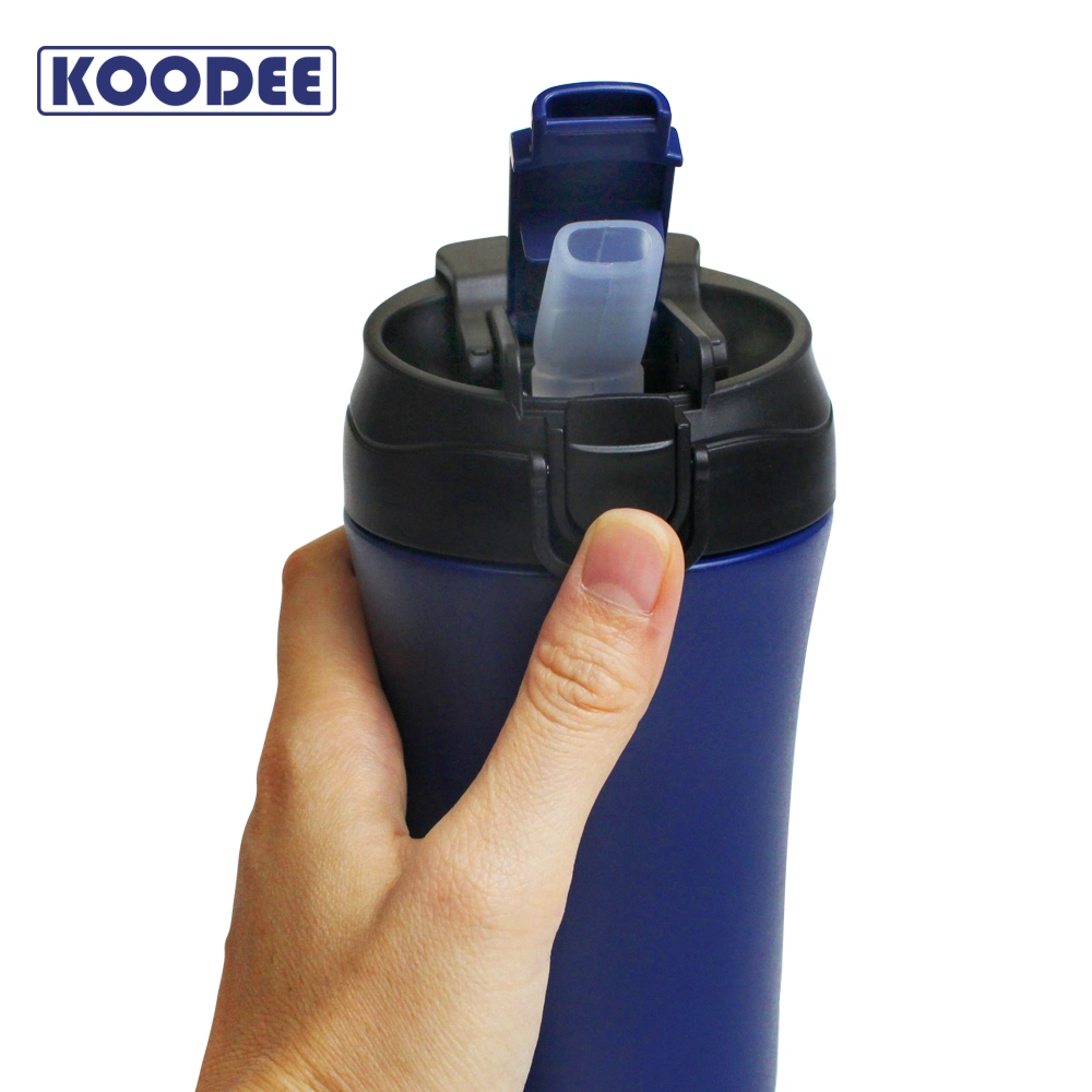 Double Wall Drinking Cup Sports Water Bottle with Straw Lid Stainless Steel Travel Coffee Mug